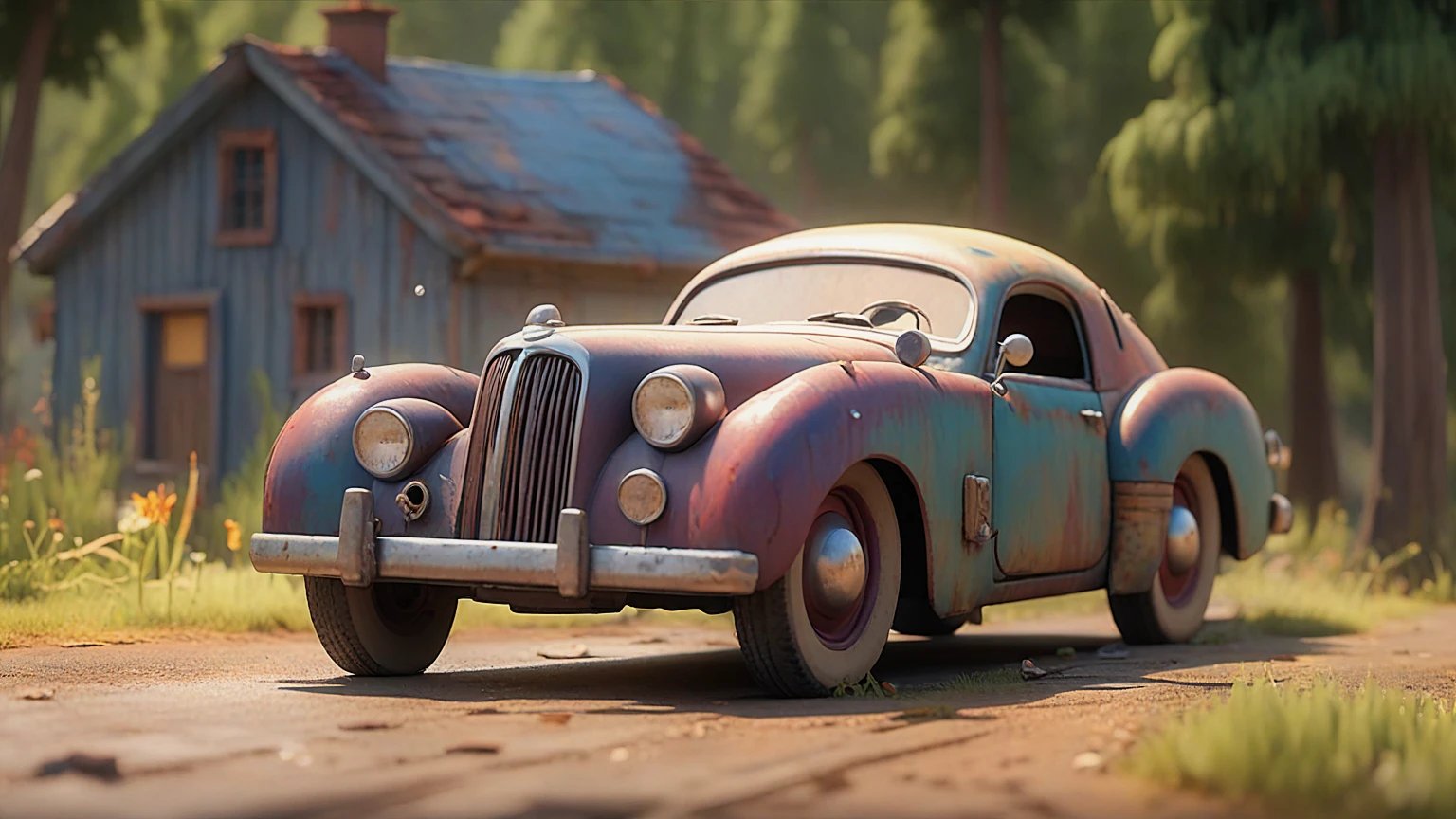 A vintage car showing visible wear and aging, illustrating how assets lose value over time and why understanding depreciation is important in accounting.